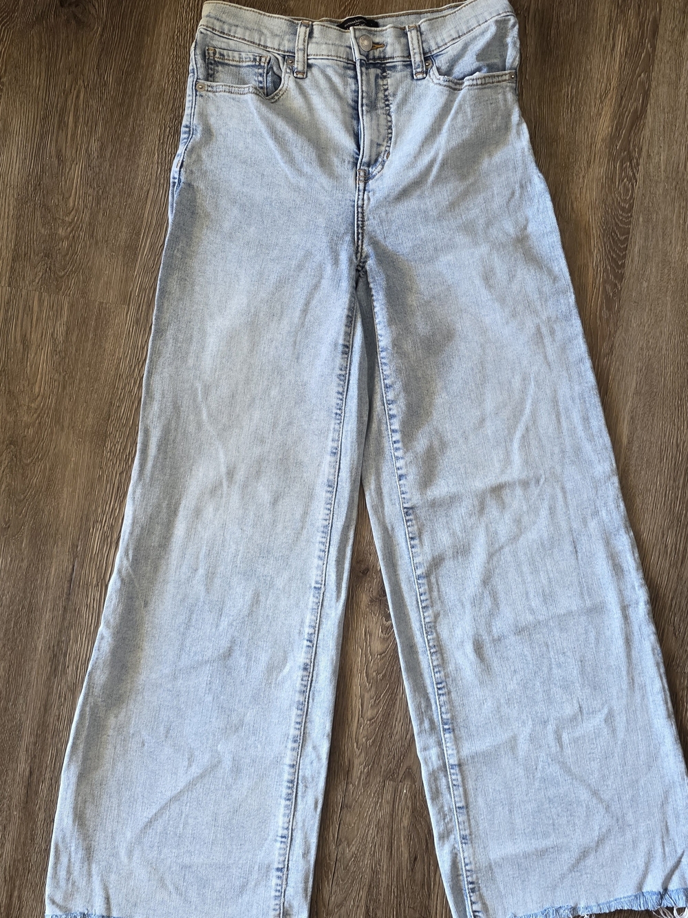 Banana Republic Light Blue Wide-Leg Jeans